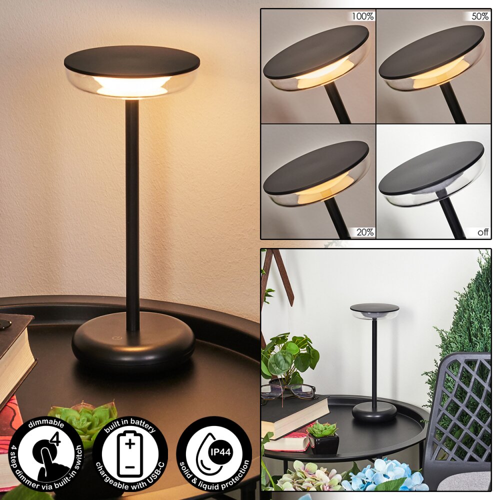 Baigorrita Lampada da tavolo LED Nero, 1-Luce main product photo