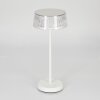 Oundo Lampada da tavolo LED Bianco, 1-Luce