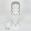 Toire Lampada da tavolo LED Trasparente, chiaro, Bianco, 1-Luce
