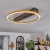 Cajean Plafoniera LED Nero, 1-Luce