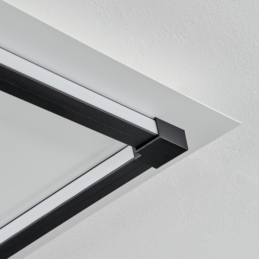 Leroux Plafoniera LED Bianco, 1-Luce