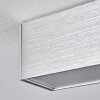 Dubuisson Plafoniera LED Alluminio, 1-Luce, Telecomando