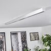 Dubuisson Plafoniera LED Alluminio, 1-Luce, Telecomando