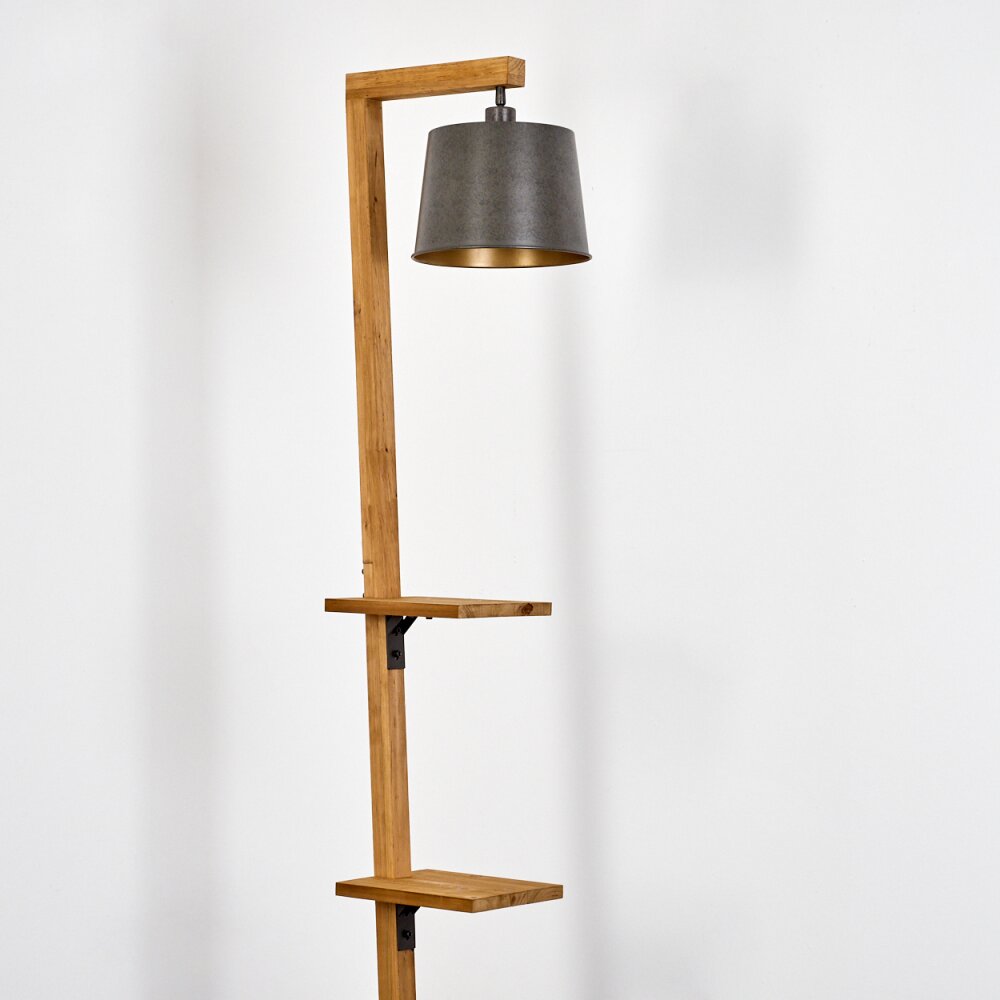 Baval Lampada da terra Écru, 1-Luce