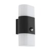 Eglo FAVRIA Applique da esterno LED Antracite, 2-Luci, Sensori di movimento