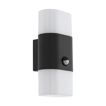 Eglo FAVRIA Applique da esterno LED Antracite, 2-Luci, Sensori di movimento