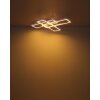 Globo SALMOS Plafoniera LED Alluminio, Grigio, Argento, 2-Luci, Telecomando, Cambia colore