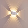 Homad Applique LED Alluminio, 1-Luce