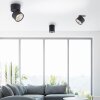 Paul Neuhaus PURE-NOLA Applique LED Nero, 1-Luce