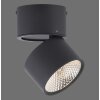 Paul Neuhaus PURE-NOLA Applique LED Nero, 1-Luce