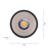 Paul Neuhaus PURE-NOLA Applique LED Nero, 1-Luce