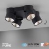 Paul Neuhaus PURE-NOLA Plafoniera LED Nero, 4-Luci