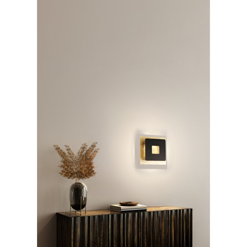 Fischer & Honsel Hennes Applique LED Oro, Nero, 1-Luce main product photo