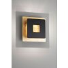 Fischer & Honsel Hennes Applique LED Oro, Nero, 1-Luce