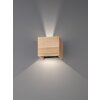 Fischer & Honsel Paloma Applique LED Legno chiaro, 2-Luci