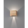 Fischer & Honsel Paloma Applique LED Legno chiaro, 2-Luci