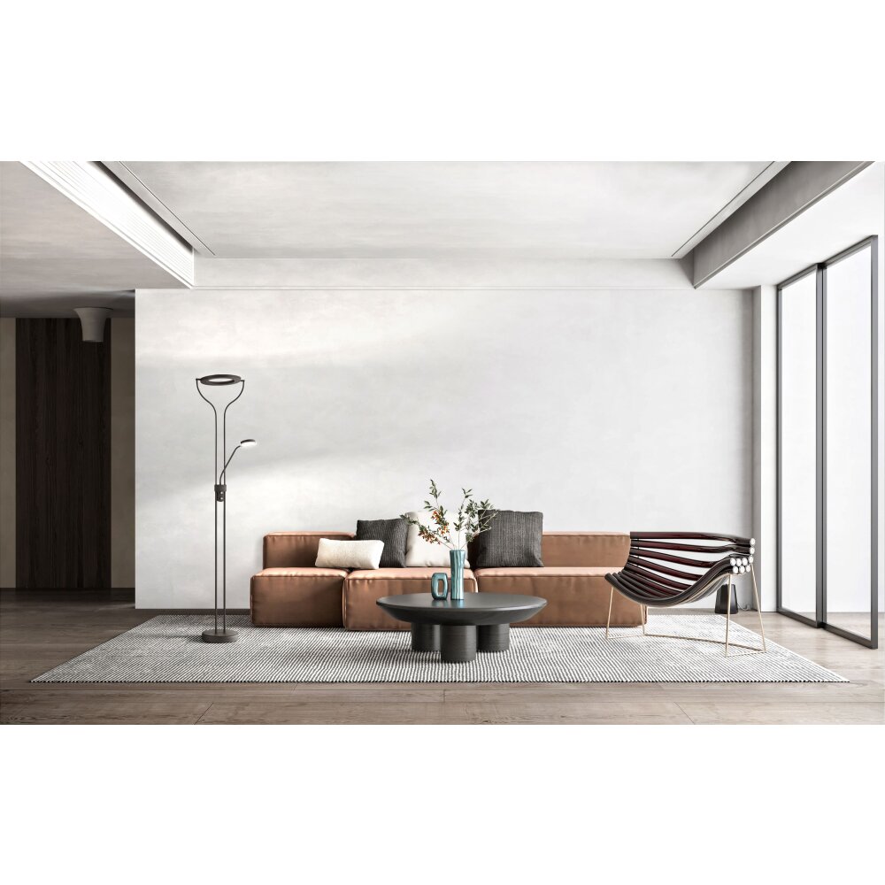 Fischer & Honsel Davos Piantana LED Nero, 1-Luce main product photo