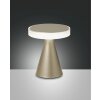 Fabas Luce Neutra Lampada da Tavolo LED Oro, 1-Luce