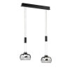 Fischer & Honsel Arosa Lampada a Sospensione LED Nero, 2-Luci