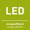 Leuchten-Direkt SEVENT Plafoniera LED Aspetto del legno, Nero, 1-Luce