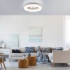 Leuchten-Direkt VERTIGO Plafoniera LED Bianco, 1-Luce, Telecomando