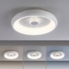 Leuchten-Direkt VERTIGO Plafoniera LED Bianco, 1-Luce, Telecomando