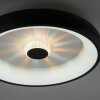 Leuchten-Direkt VERTIGO Plafoniera LED Nero, 1-Luce, Telecomando