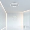 Paul Neuhaus PURE-LINES Plafoniera LED Argento, 1-Luce, Telecomando