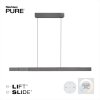 Paul Neuhaus PURE-MOTO-RISE Lampada a Sospensione LED Grigio, 3-Luci, Telecomando