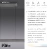 Paul Neuhaus PURE-MOTO-RISE Lampada a Sospensione LED Grigio, 3-Luci, Telecomando