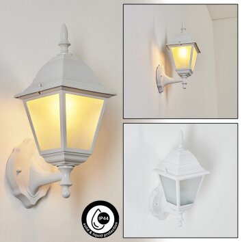 Naofe Applique da esterno Bianco, 1-Luce