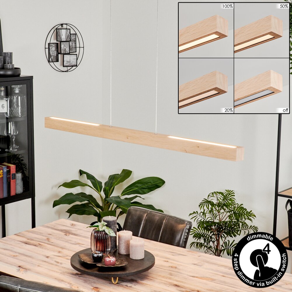 Mansupa Lampada a Sospensione LED Nero, 3-Luci main product photo