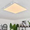 Crum Plafoniera LED Bianco, 1-Luce, Telecomando