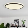 Hooper Plafoniera LED Nero, 1-Luce