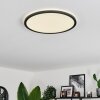 Hooper Plafoniera LED Nero, 1-Luce