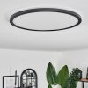 Hooper Plafoniera LED Nero, 1-Luce