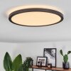 Hooper Plafoniera LED Nero, 1-Luce