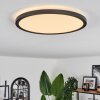 Hooper Plafoniera LED Nero, 1-Luce