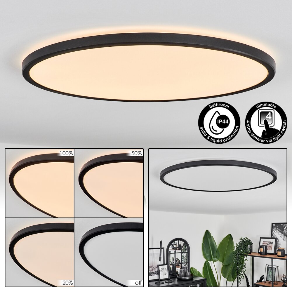 Hooper Plafoniera LED Nero, 1-Luce main product photo