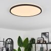 Hooper Plafoniera LED Nero, 1-Luce