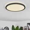 Hooper Plafoniera LED Nero, 1-Luce