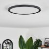 Hooper Plafoniera LED Nero, 1-Luce