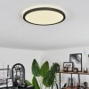 Hooper Plafoniera LED Nero, 1-Luce