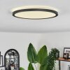 Hooper Plafoniera LED Nero, 1-Luce