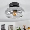 Haikala Plafoniera Chiaro, Grigio fumo, 1-Luce
