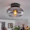 Haikala Plafoniera Chiaro, Grigio fumo, 1-Luce