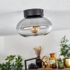 Haikala Plafoniera Chiaro, Grigio fumo, 1-Luce