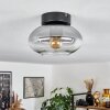 Haikala Plafoniera Chiaro, Grigio fumo, 1-Luce