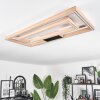 Surisultana Plafoniera LED Legno chiaro, 2-Luci