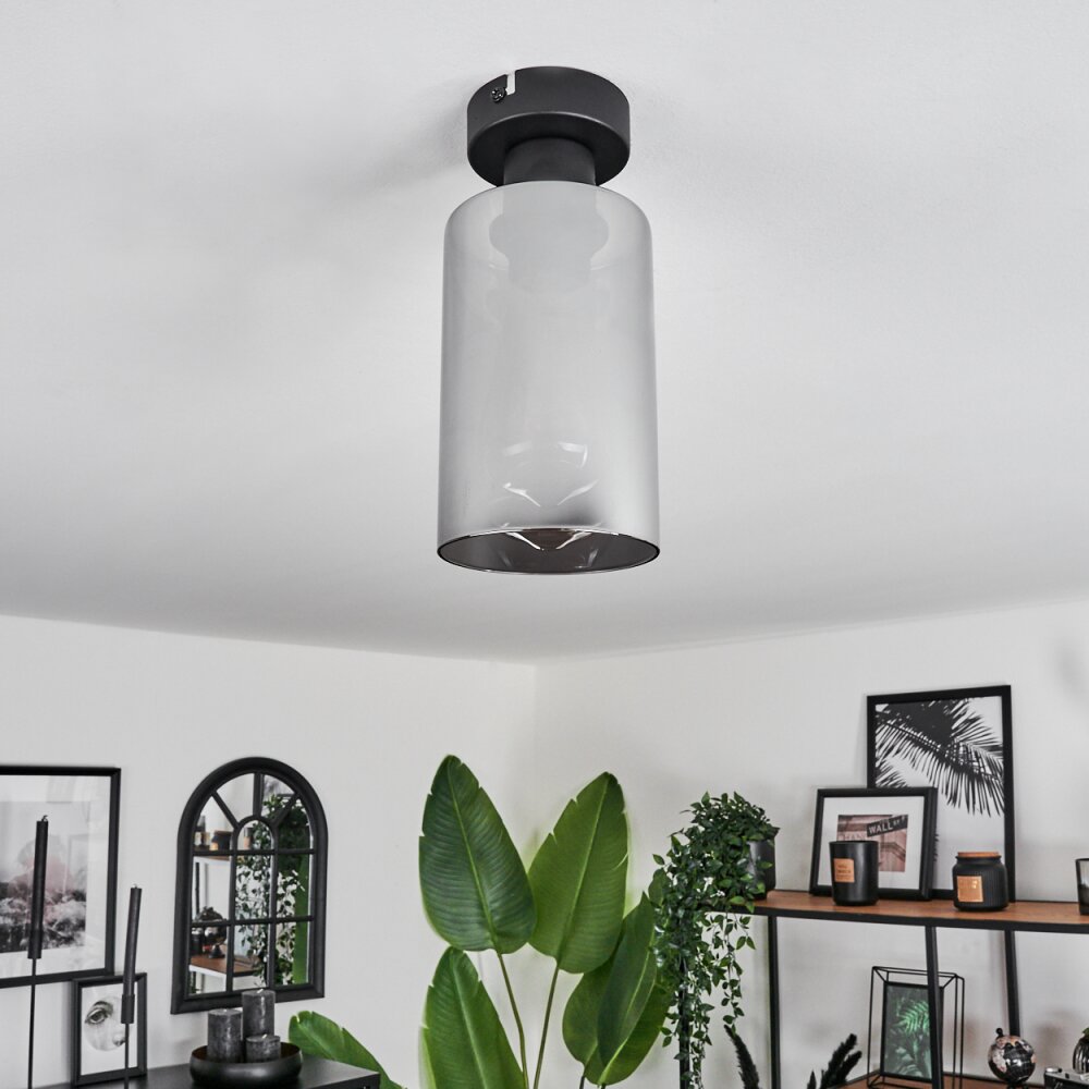 Hunouri Plafoniera Nero, 1-Luce